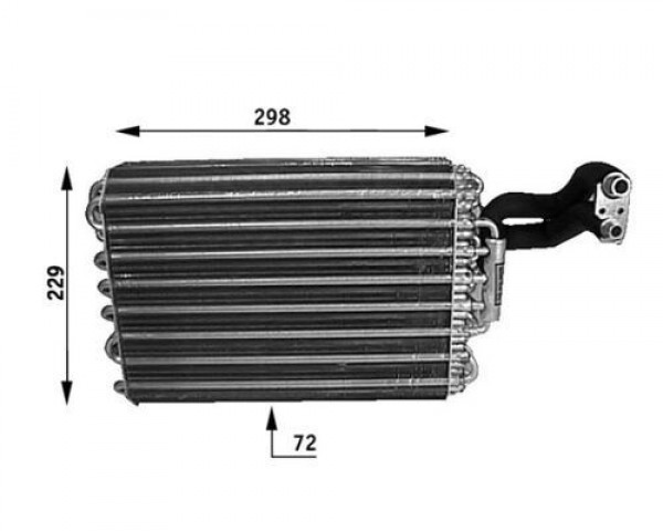 Evaporator Mb E-cl. (w124) 