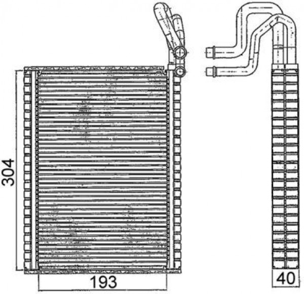 Evaporator Bmw X5   X6 