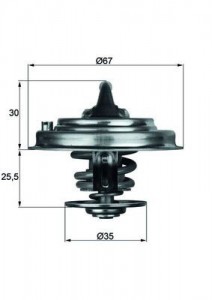 Termostat 71?c Vag 80 100 A4 A6 A8 Pas T4 T5 90-07 