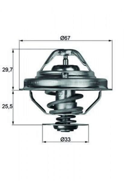 Termostat 80?c Bmw E34 36 38 39 91-04 