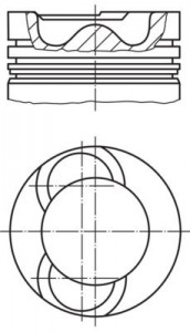 Piston 81,51mm Vag Crafter 06-14