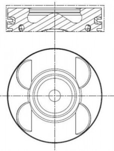 Piston 88,50mm M.benz 204 211 03-10