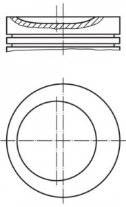Piston 84,50mm Bmw E34 36 93-00 