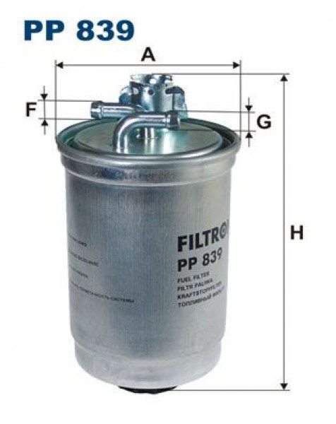 Yakit Filtresi  Vag Go2-3 Jet2 Lt Pas Po2 T3 T4 83- 