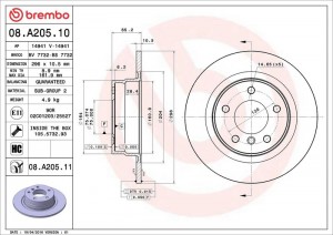 Fren Diski (tek Disk) Arka Bmw E81 82 87 90 92 04-14