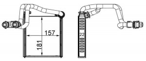 Radyator Kalorifer Vw Golf Vi 08- Jetta 11-