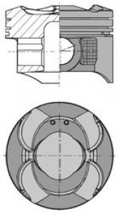 Piston 72,00mm Smart M132 07-