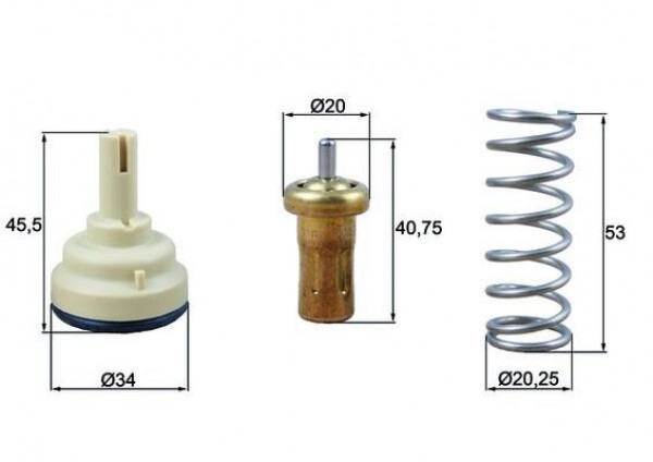 Termostat 80?c Vag Cc Passat 09-17 