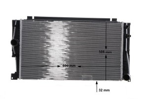 Radyator Bmw 5 (f18) 520li 525li