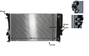 Radyator Su At Mb Viano(w639) Vito(w639)