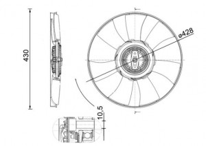 Radyator Kondenser Fani Vw Crafter