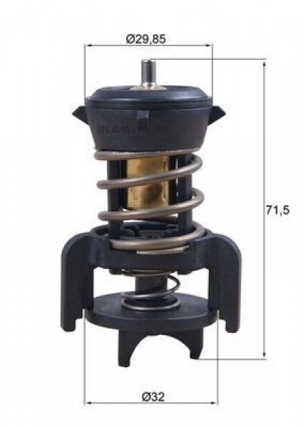 Termostat 94?c Vag A1 A3 Q2 Q3 Arteon Cad4 Craft Go6-7 Jet4 Pas Troc T6 12- 