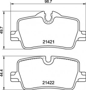Fren Balatasi Arka Bmw G20 21 22 23 81 82 83 18-