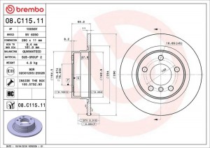 Fren Diski (tek Disk) Arka Bmw F20 21 22 23 87 11-22