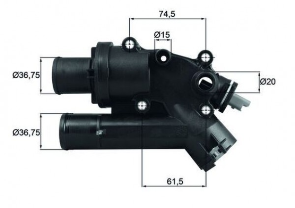 Termostat 83?c Land Disc Free2 Evoque 11-20 