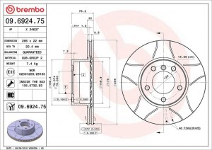 Fren Diski (tek Disk) On Bmw E39 96-04 
