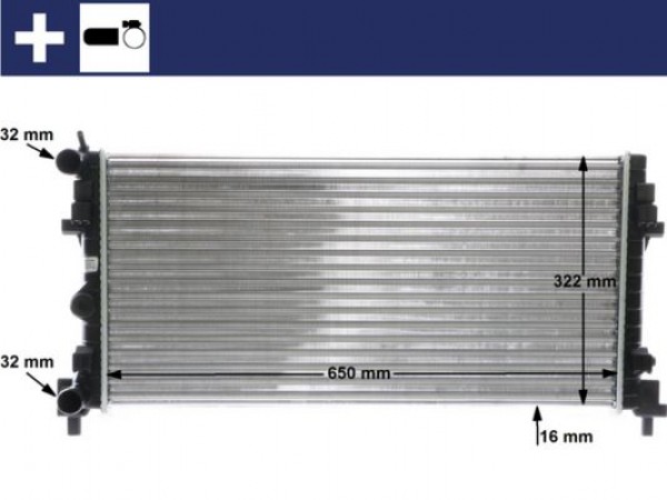 Radyator Su (brz) Vw Polo V (6r1, 6c1) 
