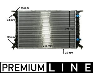 Radyator Su Audi A4 A5 (b8)