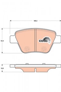 Fren Balatasi Arka Vag A1 A3 Cad3 Go6 Jet3-4 09-20