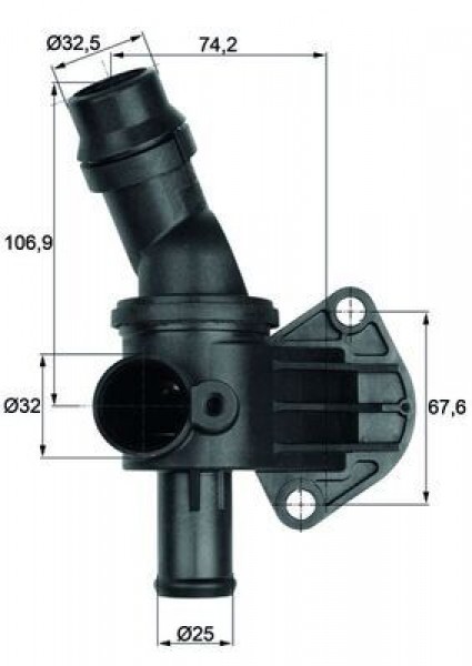 Termostat 87?c Vag A3 Go5 Jet3 Pas 03-09 