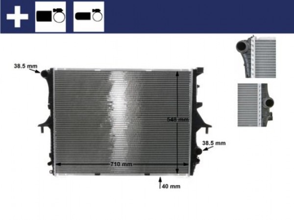 Radyator Su Vw Touareg (7la, 7l6, 7l7) 