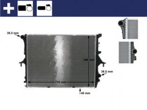 Radyator Su Vw Touareg (7la, 7l6, 7l7) 
