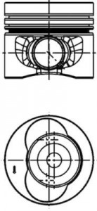 Piston 81,01mm Vag Crafter 06- P.disi P.disi