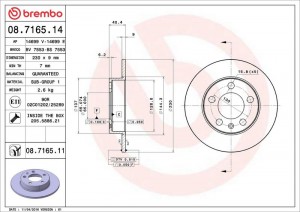Fren Diski (tek Disk) Arka Vag A1 A2 A3 Bo1 Go4 Po4-5-6 Tcross 98-23