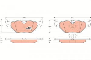 Fren Balatasi Arka Bmw E30 32 34 36 85-01