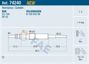 Kizdirma Bujisi Vag A3 A4 Craft Pas T5 05-