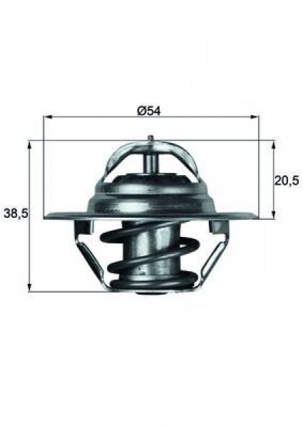 Termostat 83?c Vag Ibiza3 00-10 