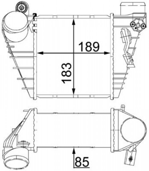 Sarj Havasi Sogutucusu Audi A3  I 96-03 