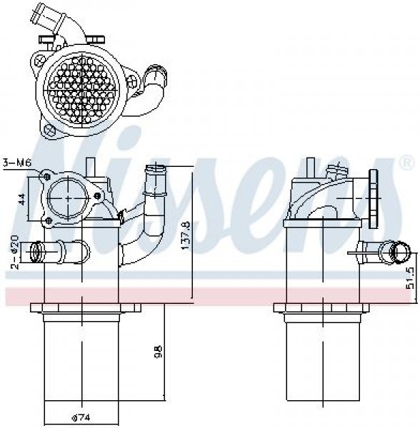 Egr?sogutucu Vag A4 A5 A6 Q5 07- 