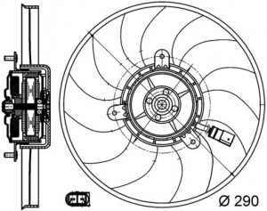 Fan Motoru Sag (otomatik) Vw Golf V 2.0