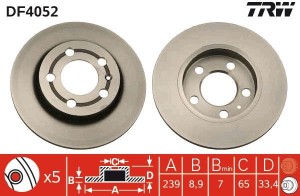 Fren Diski Arka Vag A3 Bo1 Go4 96-07 