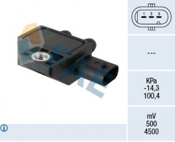 Basinc Sensoru Egz. Bmw B37 38 46 47 48 58 14- 