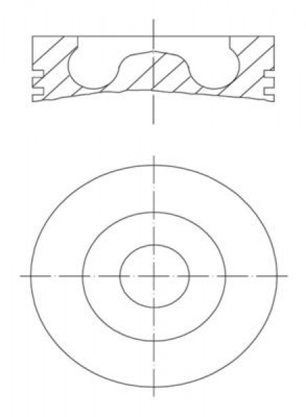Piston 81,51mm Vag A3 A4 A6 Cad3 Go5 Jet3 Pas 03-14 
