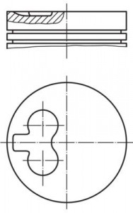 Piston 80,01mm Vag 80 100 Cad3 Go3 Pas Po3 T4 89-05