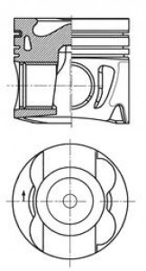 Piston 83,00mm M.benz 651 08-