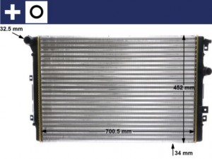 Radyator Su Vw Tiguan (5n_)