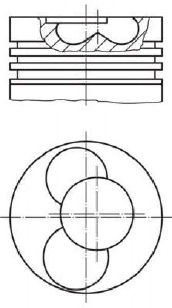 Piston 79,51mm Vag 80 A3 A4 A6 Bo1 Cad2 Go3-4 Pas Po3 93-06 