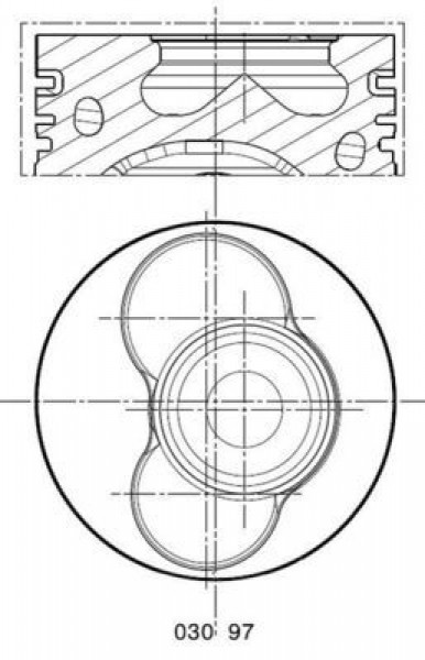 Piston 81,01mm Vag T5 03-11 