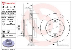 Fren Diski (tek Disk) Arka Vag Craft M.benz 906 907 06-19