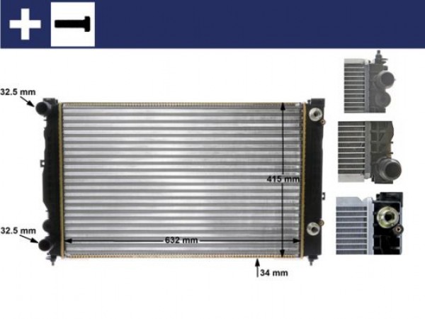 Radyator Su At (mec) Vw Passat B5.5 Variant (3b6) 