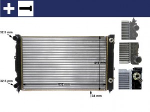 Radyator Su At (mec) Vw Passat B5.5 Variant (3b6) 