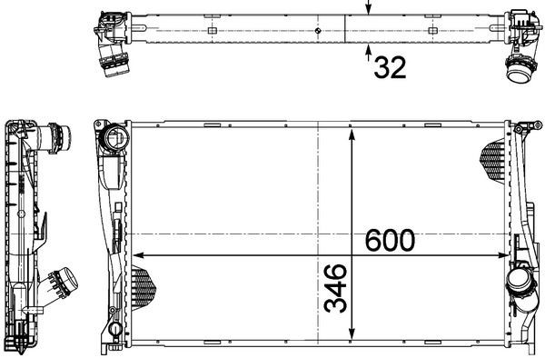 Radyator Bmw 1   3 (e90 91 92 93) 