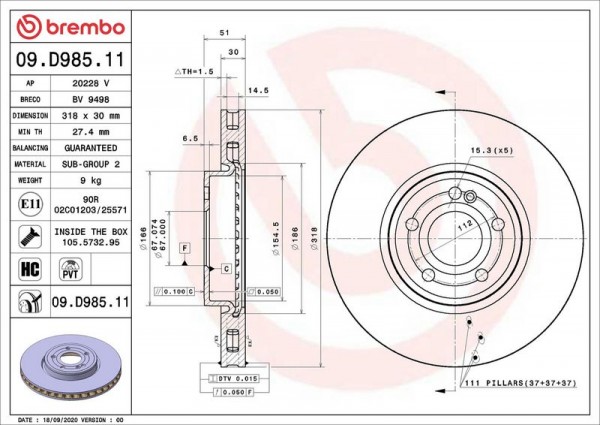 Fren Diski (tek Disk) On M.benz 118 177 247 17- 