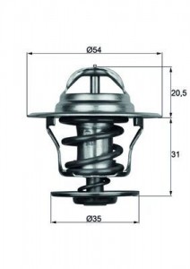 Termostat 84?c Vag 80 Go1-2-3 Jet1-2 Pas Po3 T3 T4 76-03