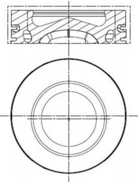 Piston 79,50mm Vag A1 A3 Go7 Pas 13- 
