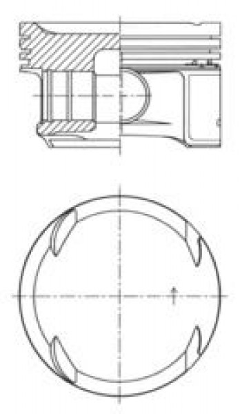 Piston 82,00mm M.benz 271 02-16 